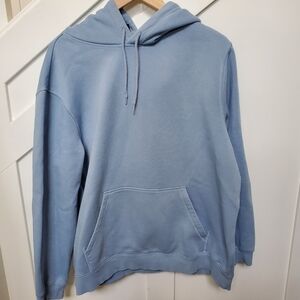 H&M Light Solid Blue Hoodie